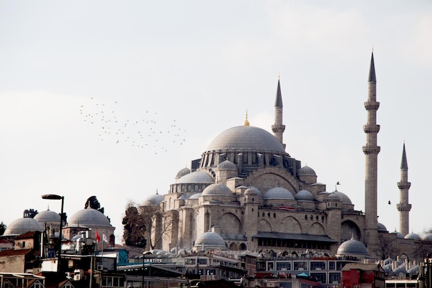 Photo ottoman time and style mosque in istanbul