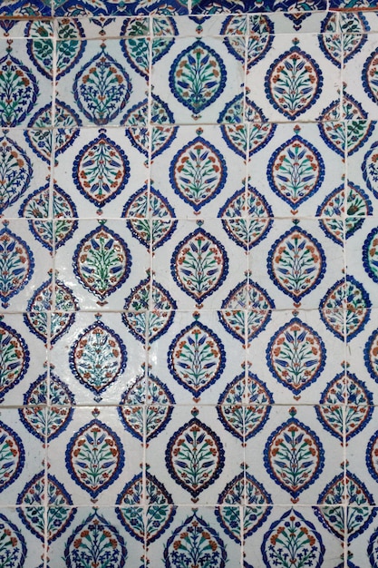 Ottoman time Tiles with patterns