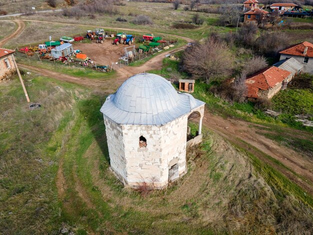 Photo ottoman tomb of hazar baba in village of bogomil bulgaria