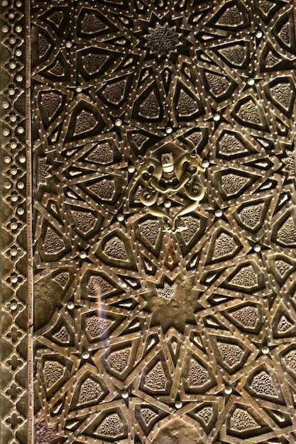 Ottoman Turkish art with geometric patterns
