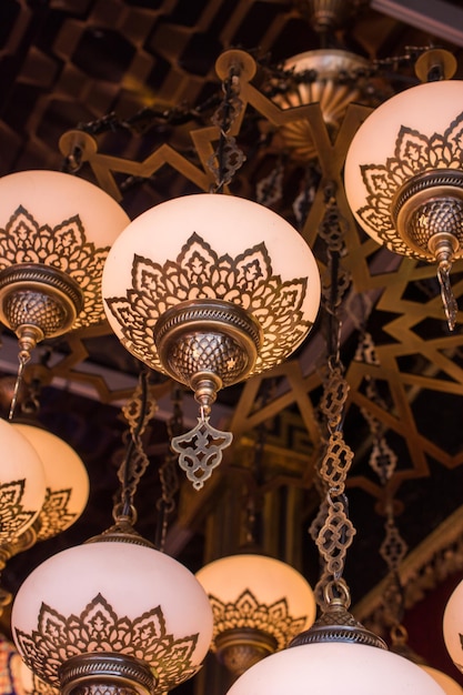 Ottoman Turkish style decorative lamps