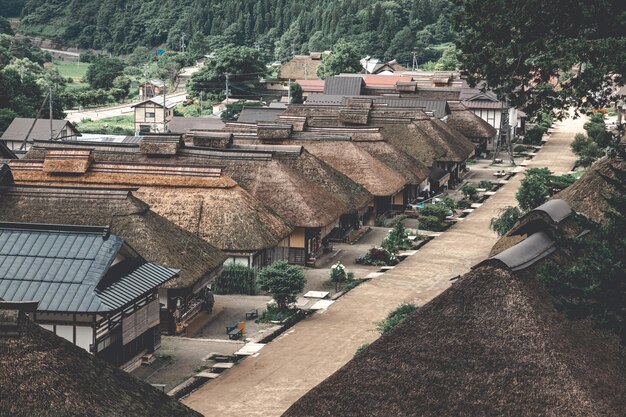 Photo ouchijuku - fukushima - japan