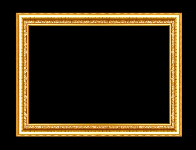 Oud antiek gouden frame