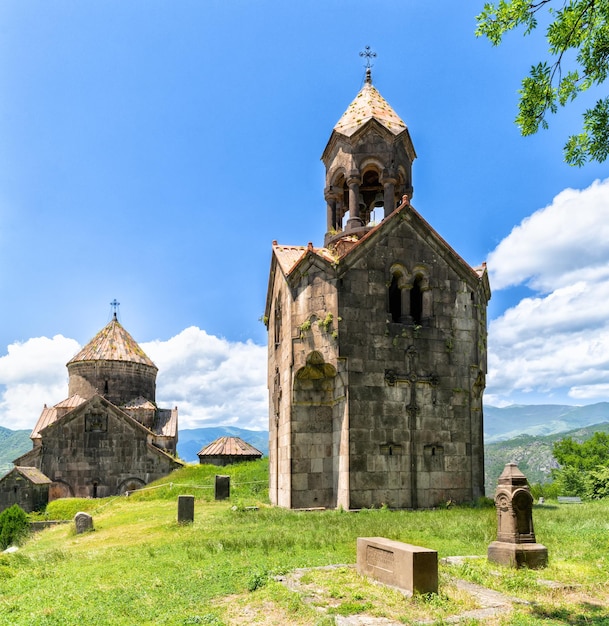 Oud Armeens Akhpat-klooster in het noordelijke deel van Armenië