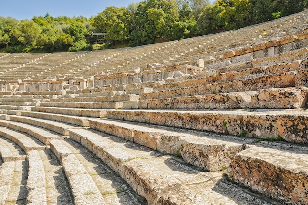 Oud Epidaurus-theater Peloponnesos Griekenland