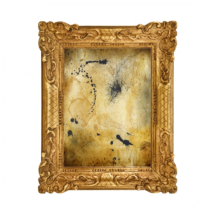 Foto oud frame geïsoleerd