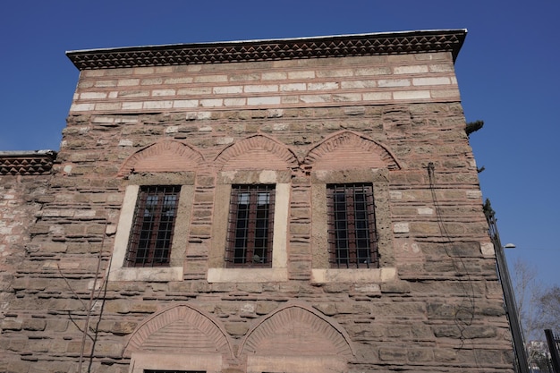 Oud gebouw in het district fener istanbul turkiye