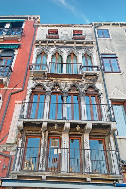 Oud gebouw in Venetië Italië