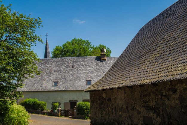 Foto oud gebouw tegen de lucht