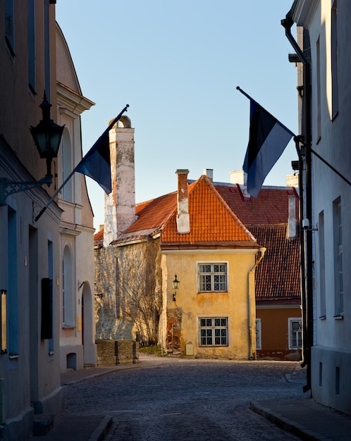 Oud huis in Toompea in Tallinn