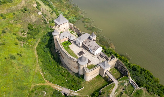 oud kasteel, luchtfoto