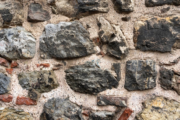 Oud metselwerk Een oude stenen muur Oude textuur