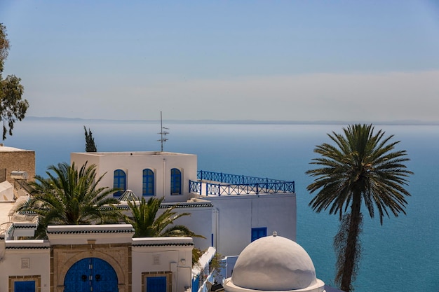 Oude Arabische stad in Tunesië Sidi Bu Said