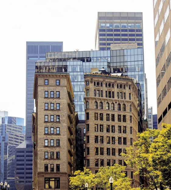 Oude bakstenen gebouw in Boston