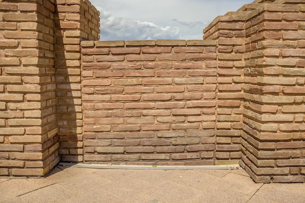 Oude bakstenen muur Oud metselwerk