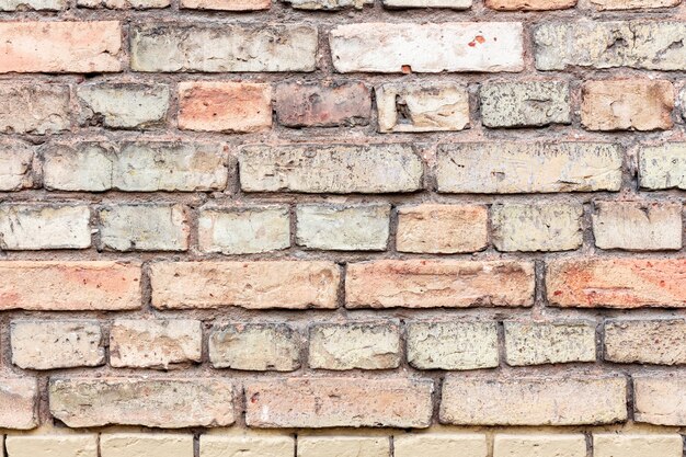 Oude bakstenen muur textuur close-up