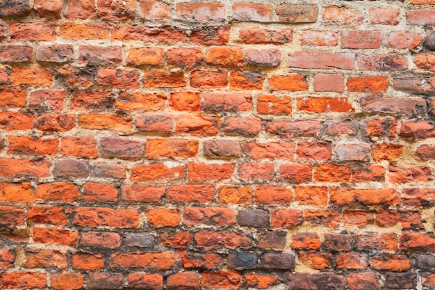 Oude bakstenen muur