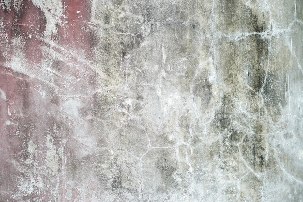 Oude betonnen muur In zwart-witte kleur cement muur gebroken muur achtergrondstructuur
