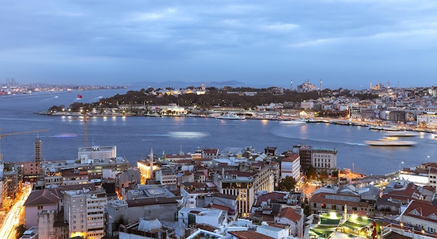 Oude binnenstad van de stad Istanbul in Turkije