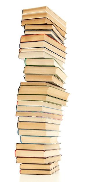 oude boeken geïsoleerd op wit