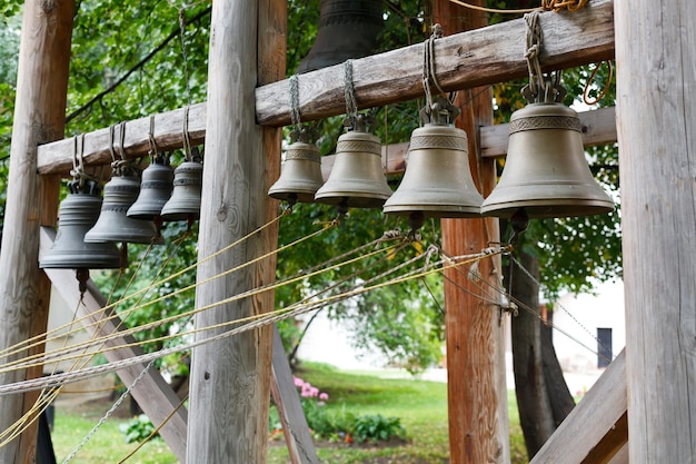 Oude bronzen bellen