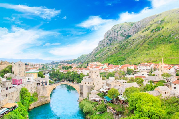 Oude brug in Mostar, Bosnië en Herzegovina