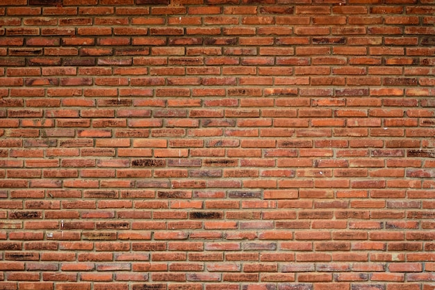 oude bruine bakstenen muur textuur achtergrond.