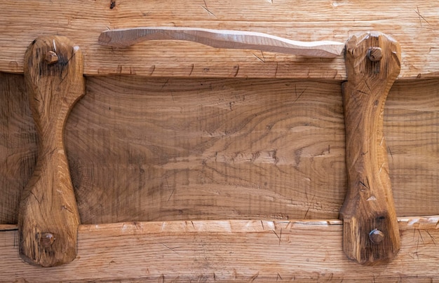 Foto oude bruine rustieke houten planken textuur licht hout met krassen ruwe houten achtergrond frame