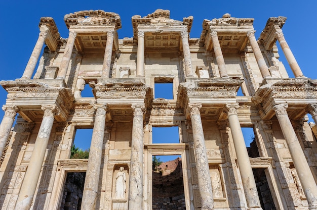 Oude Celsius-bibliotheek in Efeze, Turkije