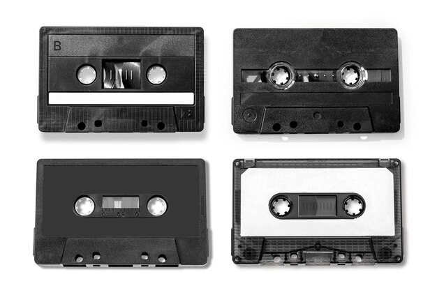 Oude compacte audio cassette