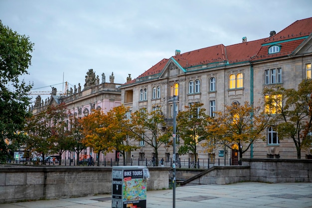 Oude gebouwen in Berlijn, Duitsland, zijn allemaal zeer historische gebouwen