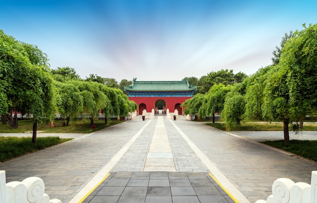 Oude gebouwen in Peking