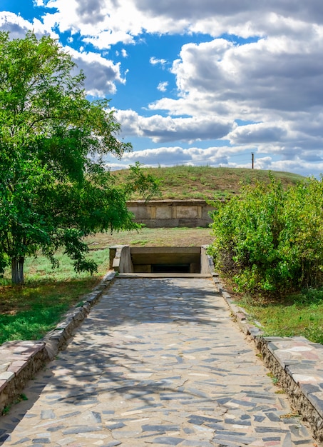 Oude griekse kolonie olbia in parutino, oekraïne