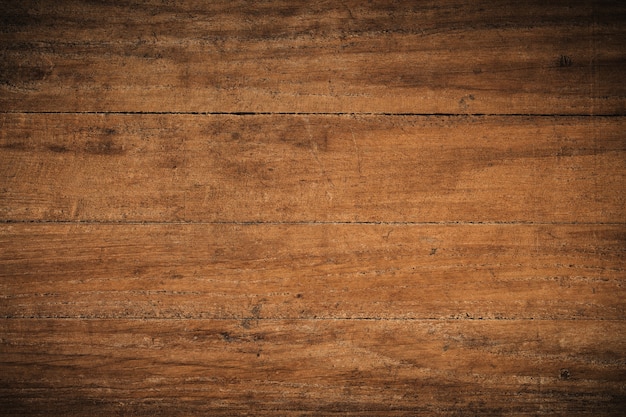 Oude grunge donkere geweven houten achtergrond, de oppervlakte van de oude bruine houten textuur