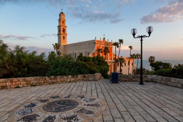 Oude Haven van Jaffa Tel Aviv Yafo Israël Ochtendzonsopgang