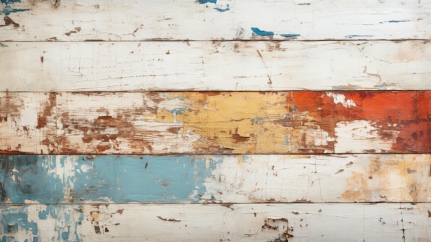 Oude houten planken textuur achtergrond vintage versleten kleur geschilderde planken ruwe grungy houten muur Concept van ontwerp crack grunge patroon