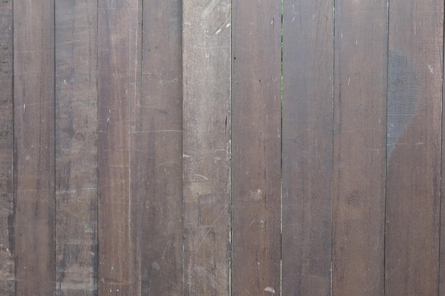 Oude houten plankenmuur met langzaam verdwenen oud