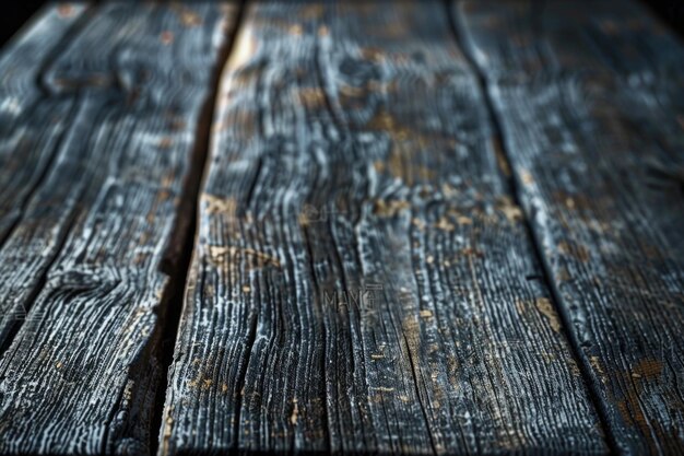 Oude houten tafel op donkere achtergrond