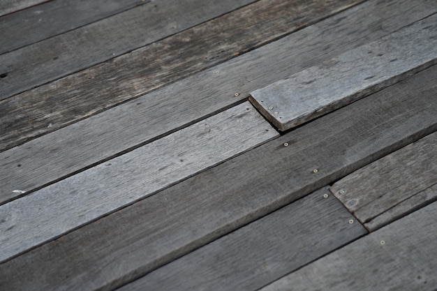 Oude houten vloer