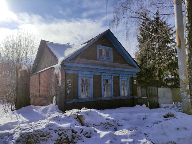 oude huizen in Nizjni Novgorod