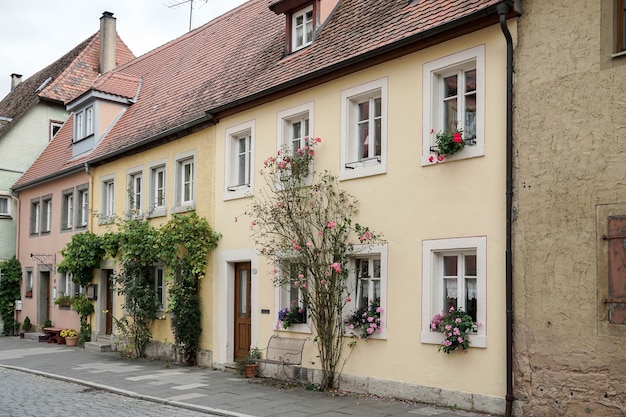 Oude huizen in Rothenburg