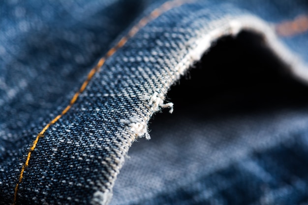 Oude jeans Denim Selectieve focus