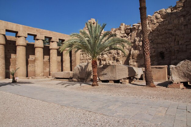 Oude Karnak-tempel in Luxor, Egypte