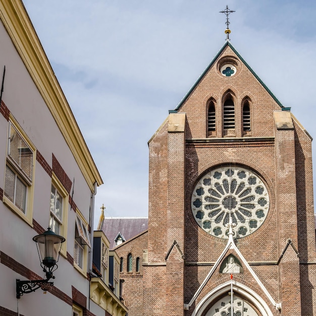 Oude kerk in Alkmaar Nederland