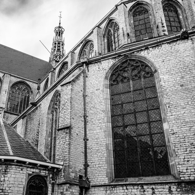 Oude kerk in Alkmaar Nederland