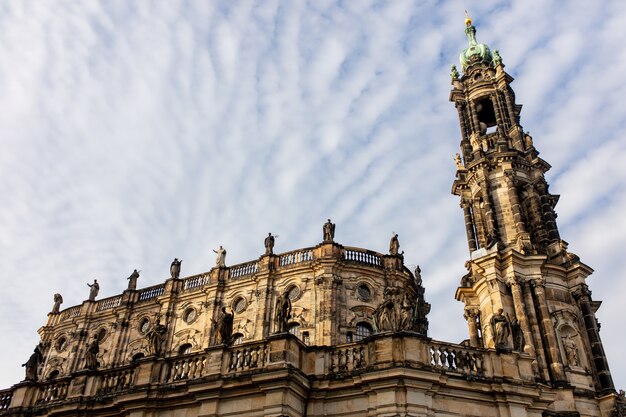 Oude kerk in Dresden, Duitsland