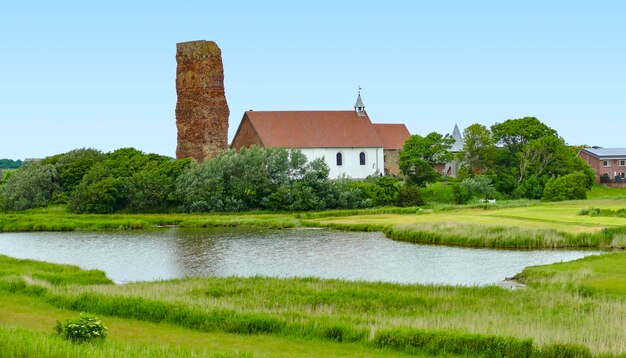 Oude kerk in Pellworm