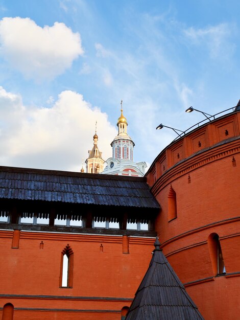 Foto oude kitaygorod wal in moskoul