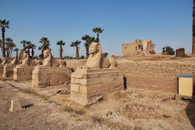 Oude Luxor-tempel in Luxor-stad, Egypte