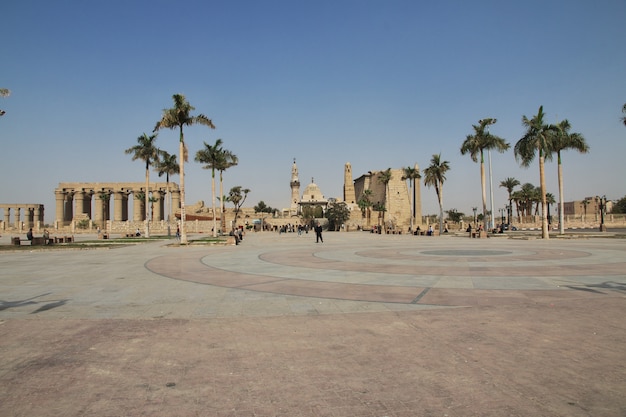 Oude Luxor-tempel in Luxor-stad, Egypte